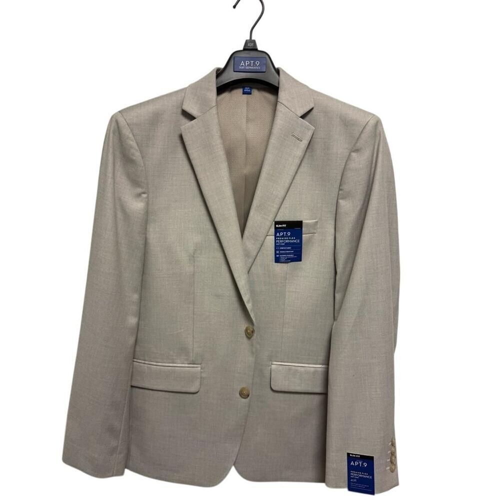 Apt-9 Men's Grey Tailored-jackets